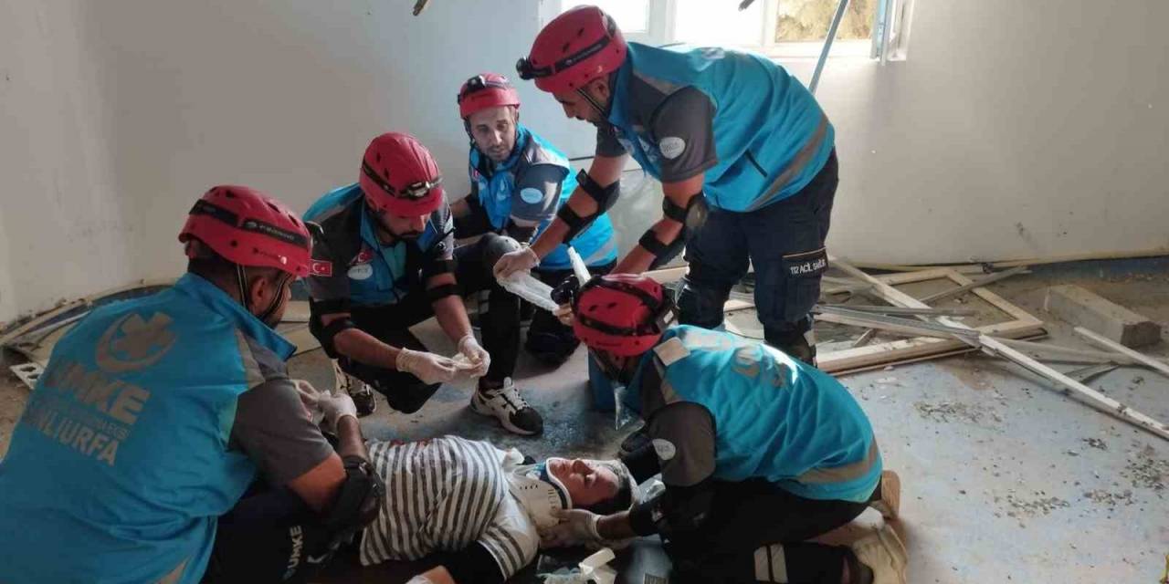 Şanlıurfa’da Gerçeği Aratmayan Deprem Tatbikatı