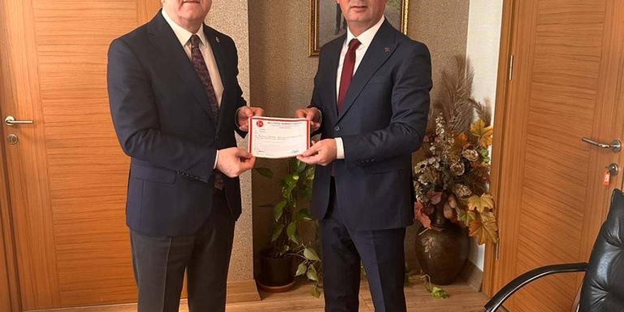 Gölbaşı Belediye Başkanı Şimşek, Mahalli İdareler Seçimi Aday Adaylığı Başvurusunu Yaptı