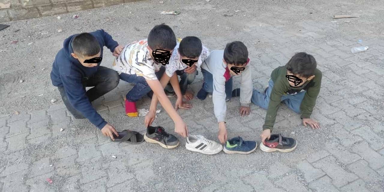 Ayakkabılarını Oyuncak Yapan Çocuklara Kaymakam Mete’den Sürpriz