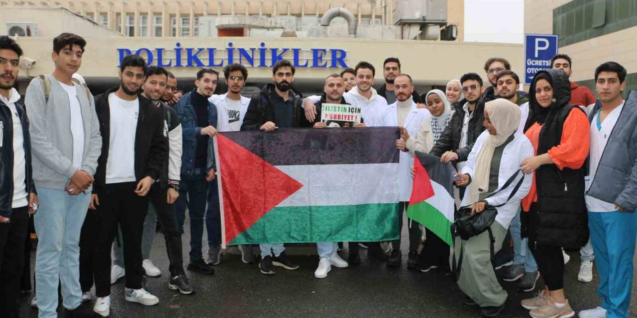 Diyarbakır’da Sağlıkçılardan İsrail’in Hastane Saldırılarına Tepki