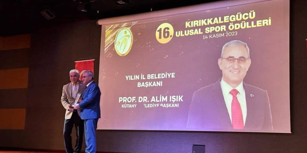 Başkan Alim Işık’a Bir Ödül Daha