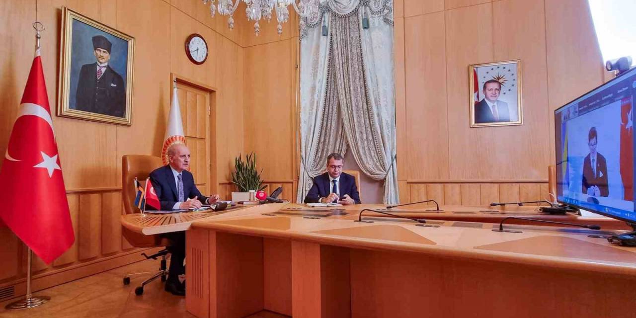 Tbmm Başkanı Kurtulmuş, İsveç Meclis Başkanı Norlen İle Görüştü