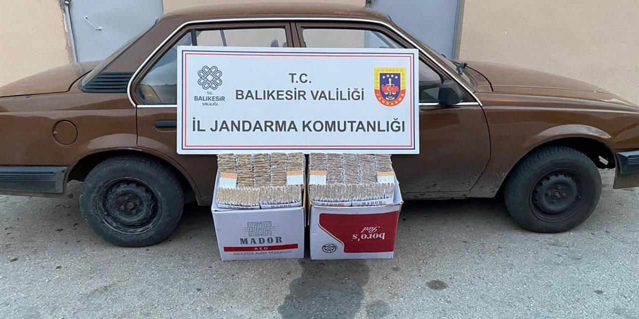 Balıkesir’de 12 Şahsa Kaçak Tütün Operasyonu