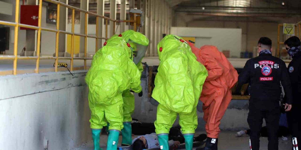 Kayseri’de Gerçeğini Aratmayan "Kbrn" Tatbikatı