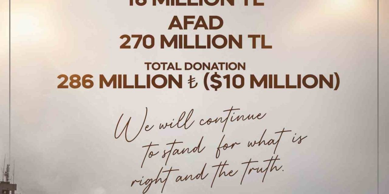 Baykar’dan Gazze’ye 286 Milyon Liralık İnsani Yardım