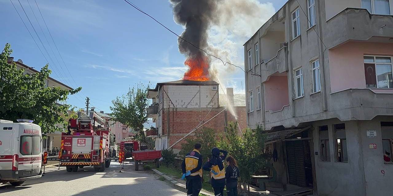 Bursa’da Korkutan Yangın