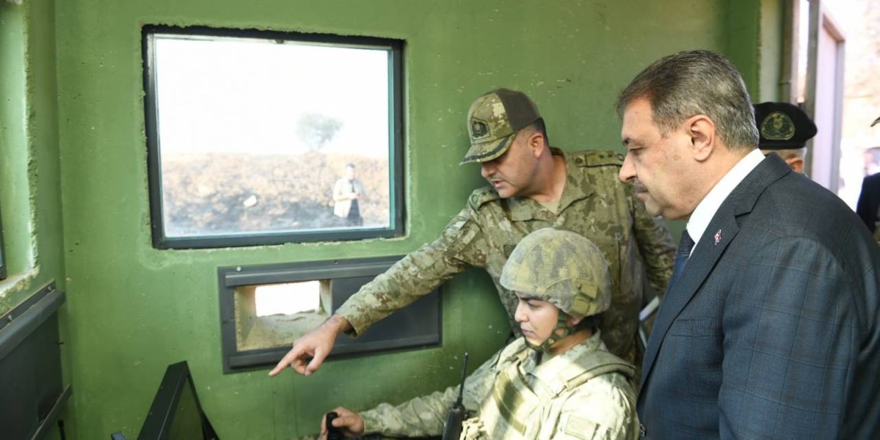 Vali Şıldak Sınırda İncelemelerde Bulundu