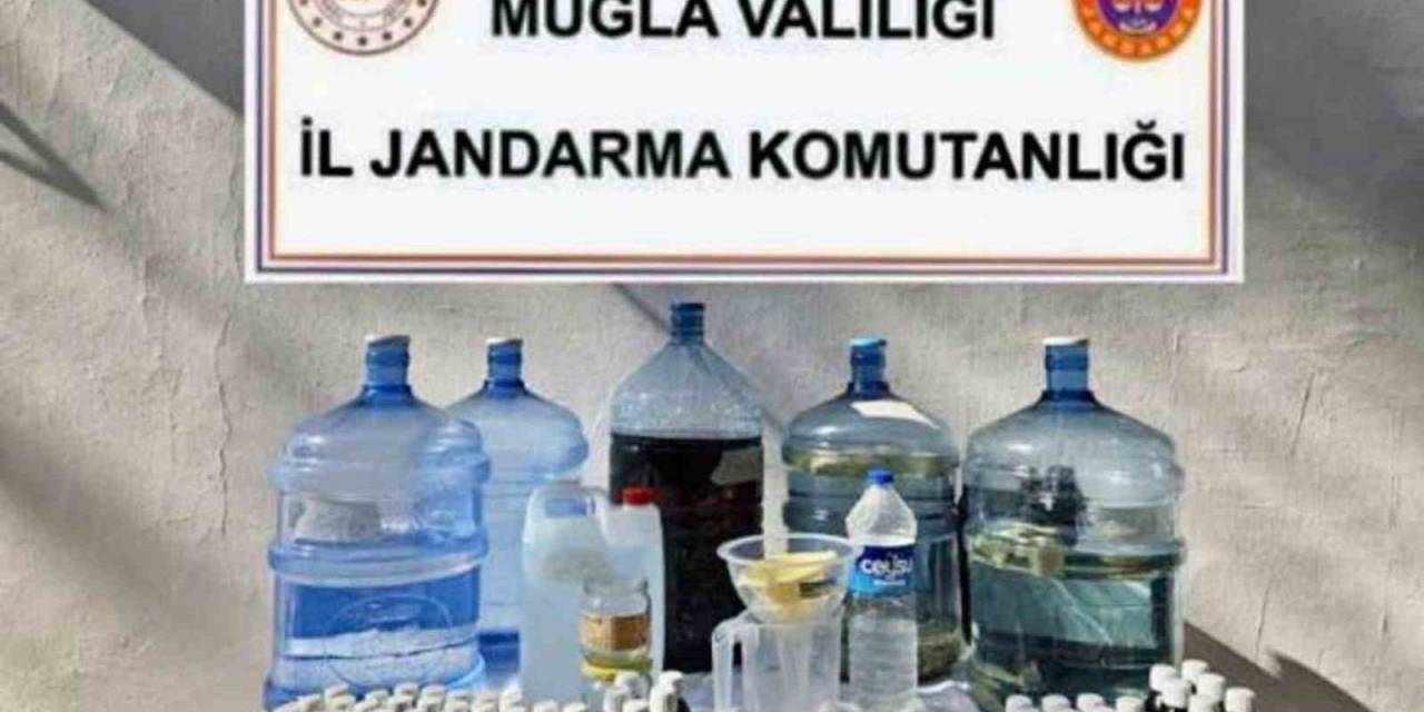 Marmaris’te Sahte Ve Kaçak Alkol Operasyonu