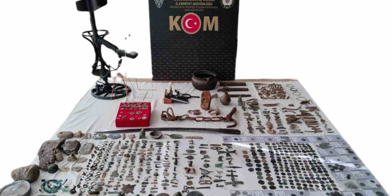 Kahramanmaraş’ta Tarihi Eser Kaçakçılığı Operasyonu