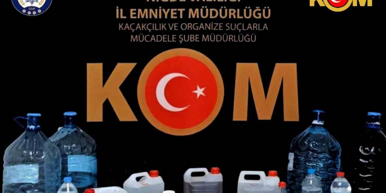 Niğde’de Sahte İçki Operasyonu: 1 Gözaltı