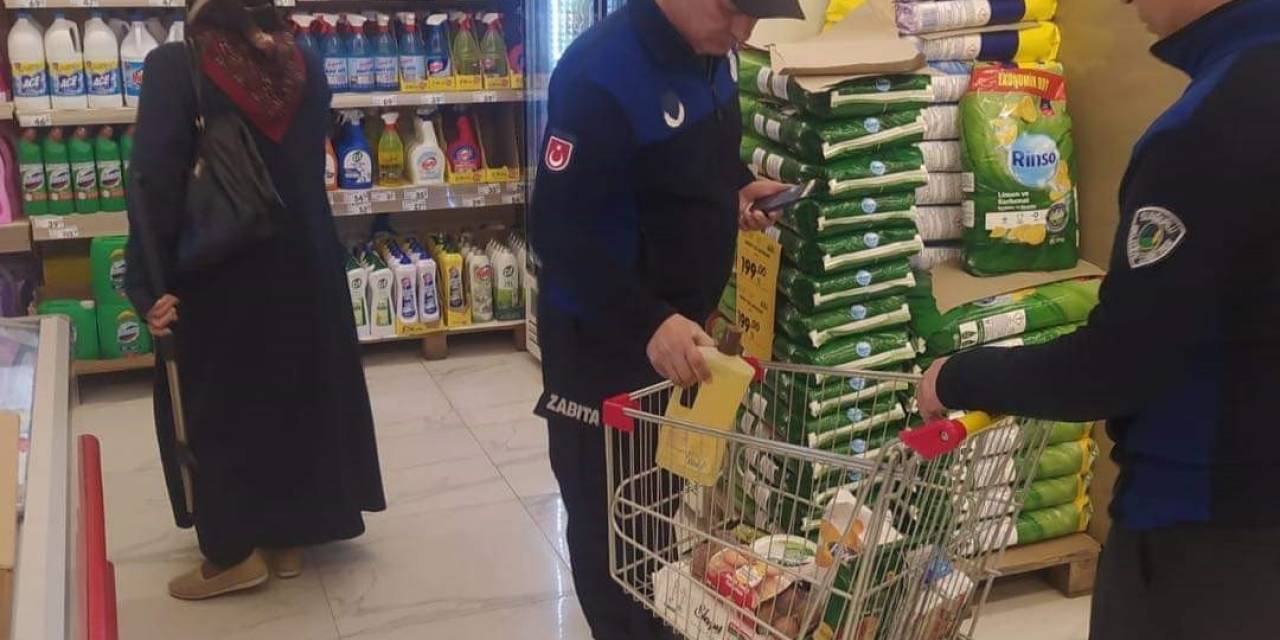 Zabıta Ekiplerinden Market Denetimi