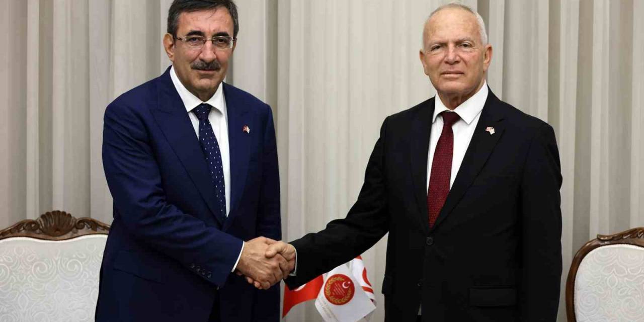 Cumhurbaşkanı Yardımcısı Yılmaz, Kktc Meclis Başkanı Töre İle Görüştü