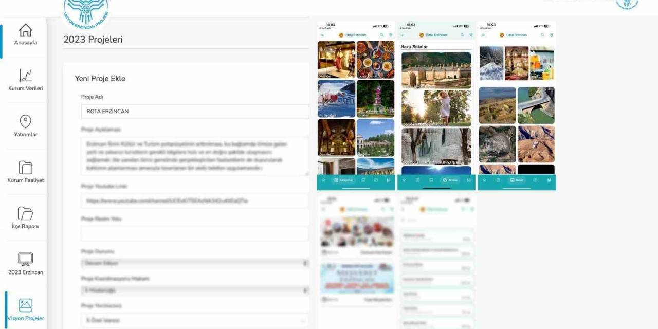 “Vizyon Erzincan” Projesi Hayata Geçiyor