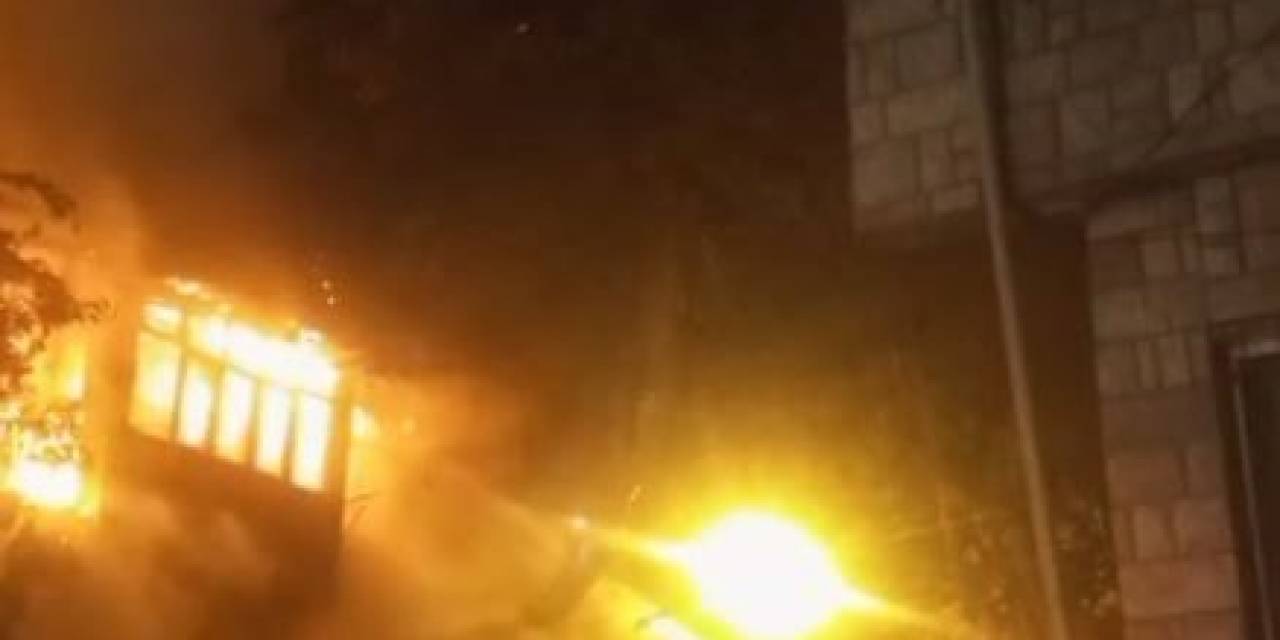 Kahramanmaraş’ta Ahşap Evde Yangın