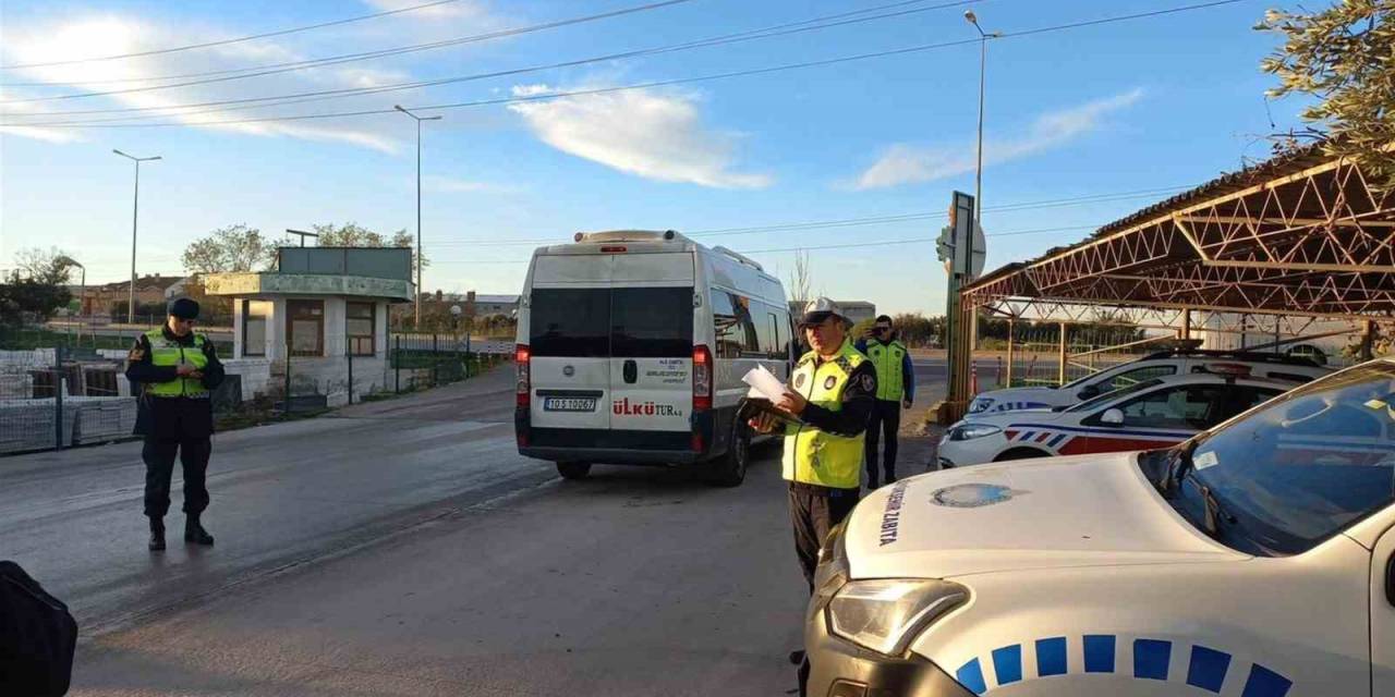 Balıkesir’de Servis Araçlarına Denetim