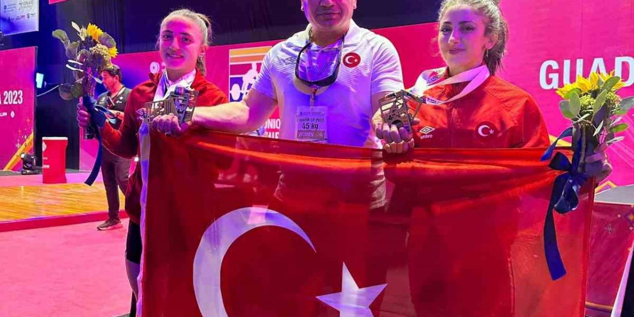 Denizlili Antrenörün Halterci Kızları Meksika’da Altın Madalya Kazandı