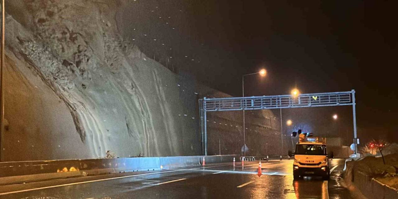 Heyelan Riski Nedeniyle Trafiğe Kapanan Bolu Dağı Tüneli’nde Son Durum