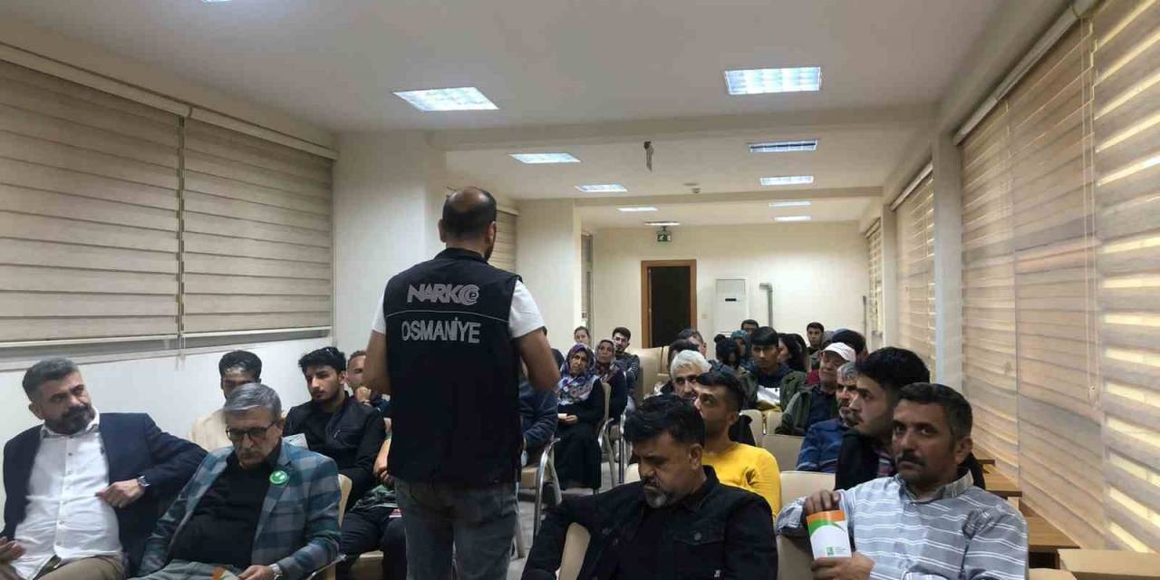 Osmaniye’de Vatandaşlara Uyuşturucu Ve Madde Bağımlılığı İle Mücadele Eğitimi