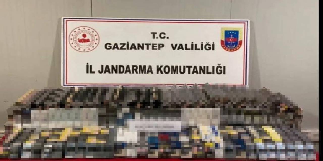 Gaziantep’te 41 Bin Tl Değerinde Kaçak Sigara Ele Geçirildi: 1 Gözaltı