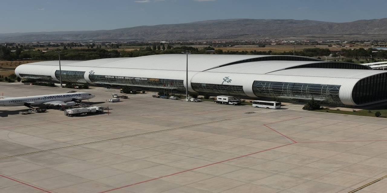 Erzincan Yıldırım Akbulut Havalimanı’ndan Ekim Ayında 30 Bin 800 Yolcu Faydalandı