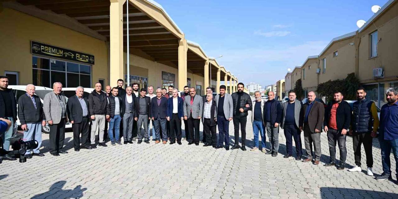 Başkan Çınar, Yakınca Galericiler Sitesinde Esnaflarla Buluştu