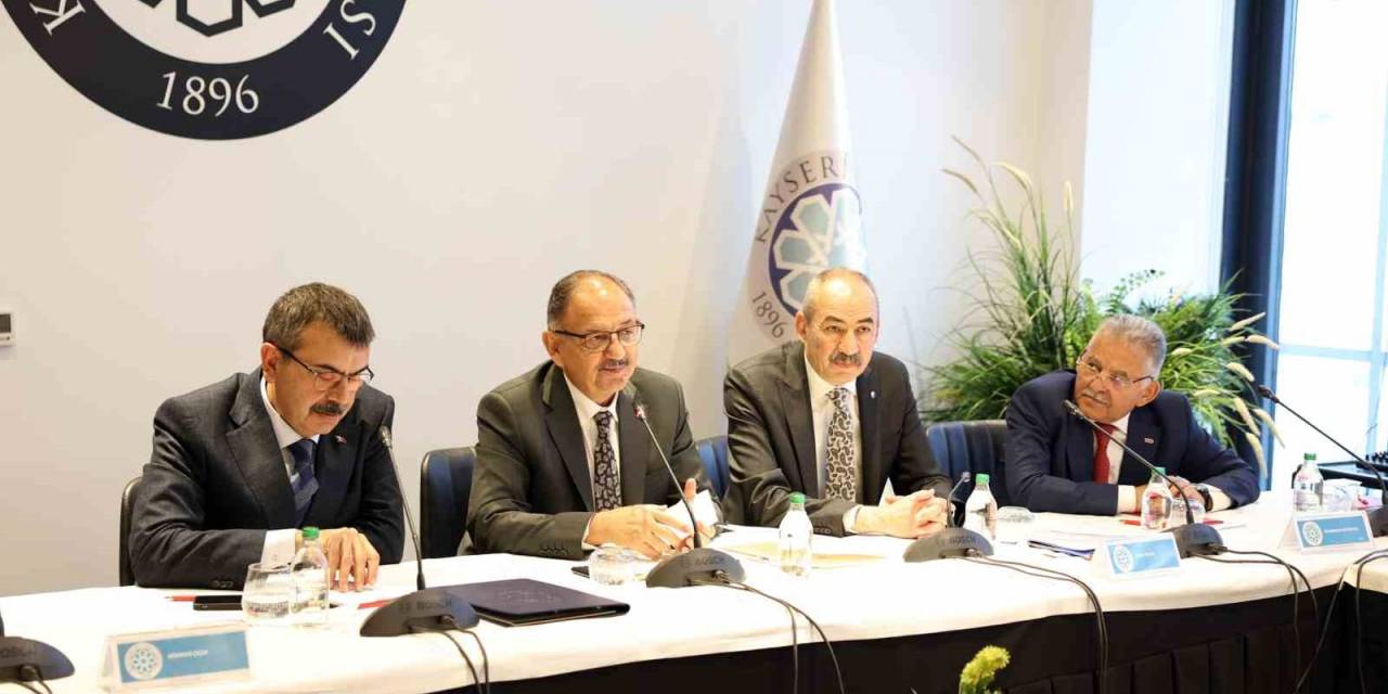 Bakan Tekin İle Bakan Özhaseki’den Kto’ya Ziyaret