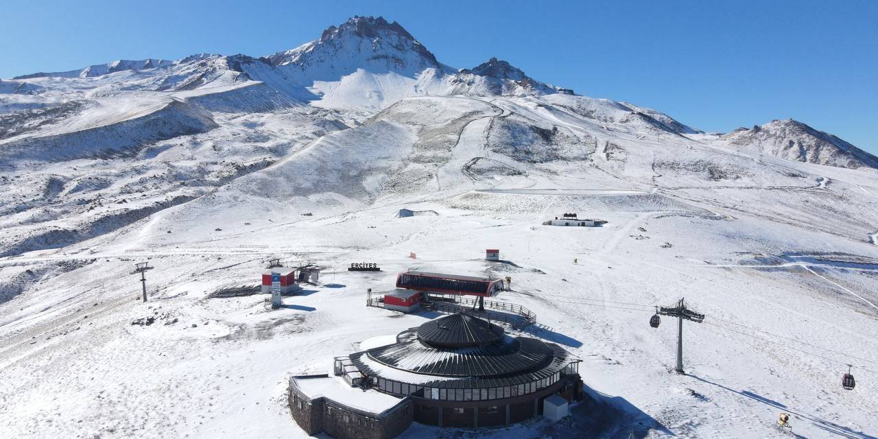 Erciyes’te Kar Sevinci