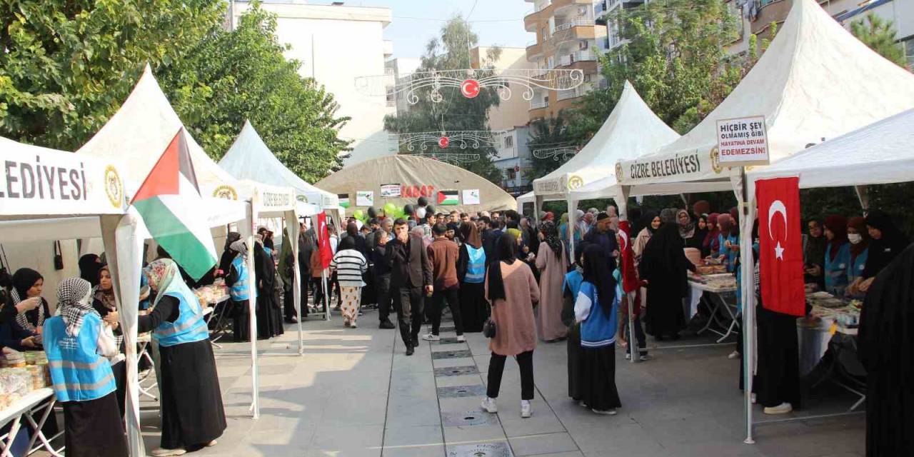 Cizre’de Filistin Yararına Yardım Kampanyası Başlatıldı