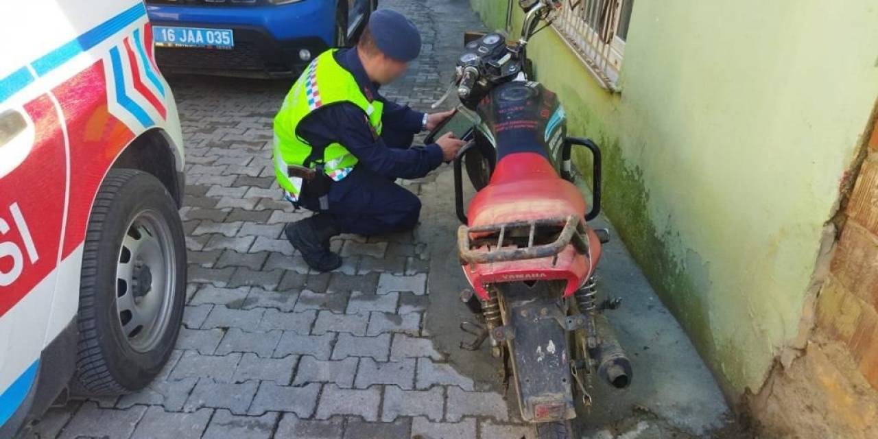 Jandarmadan Tescilsiz Ve Çalıntı Motosiklet Uygulaması