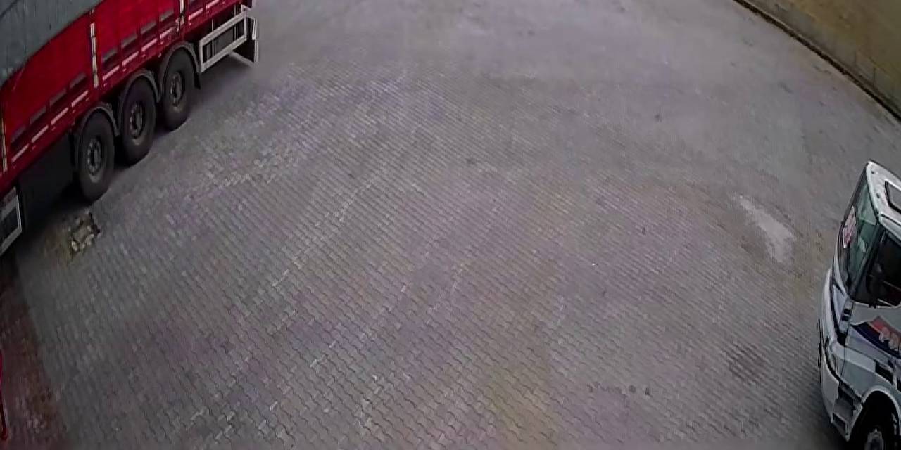 Çorum’daki Trafik Kazası Güvenlik Kamerasında