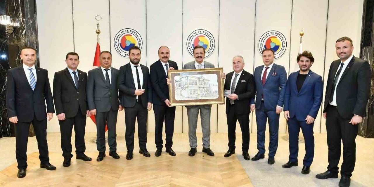 Başkan Altuntepe, Hisacıklıoğlu İle Görüştü