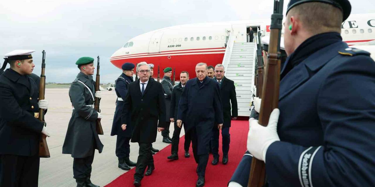 Cumhurbaşkanı Erdoğan Almanya’da