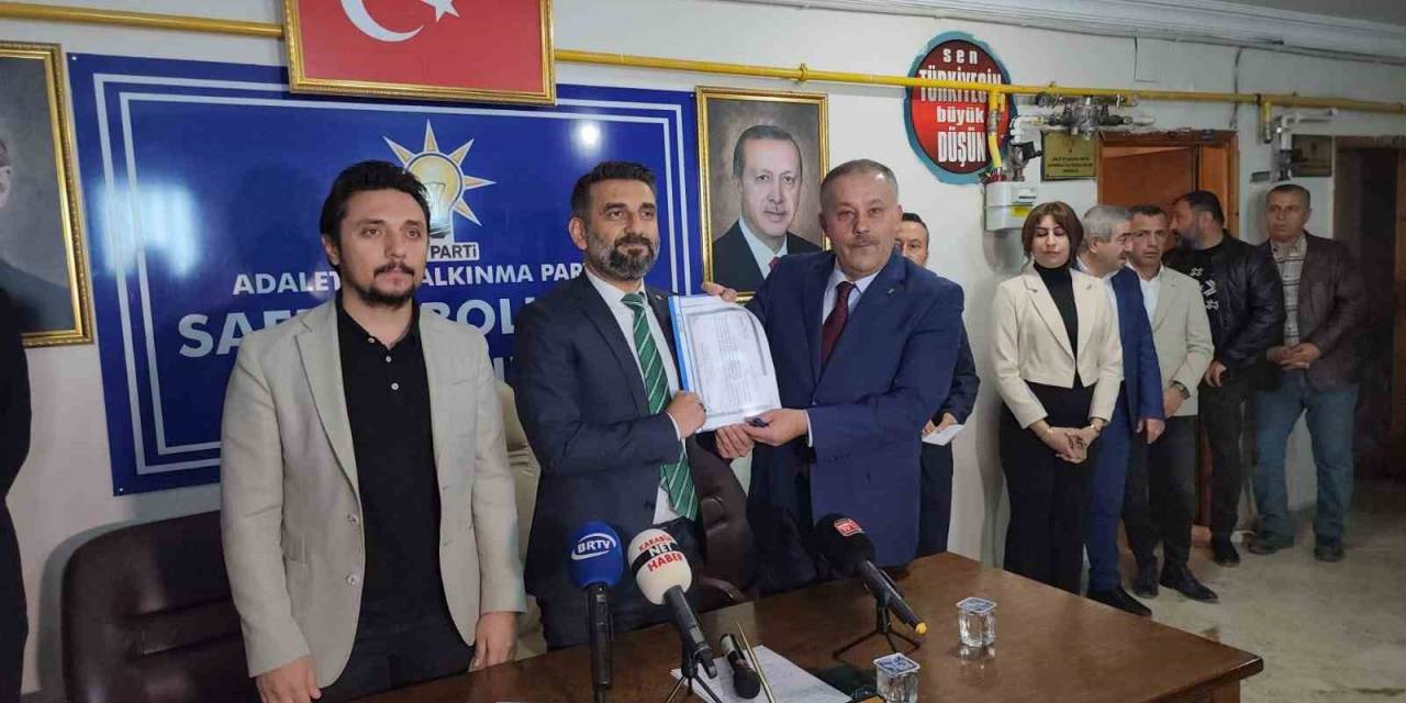 Hüseyin Gündoğdu Safranbolu Belediye Başkanlığı İçin Başvurusunu Yaptı