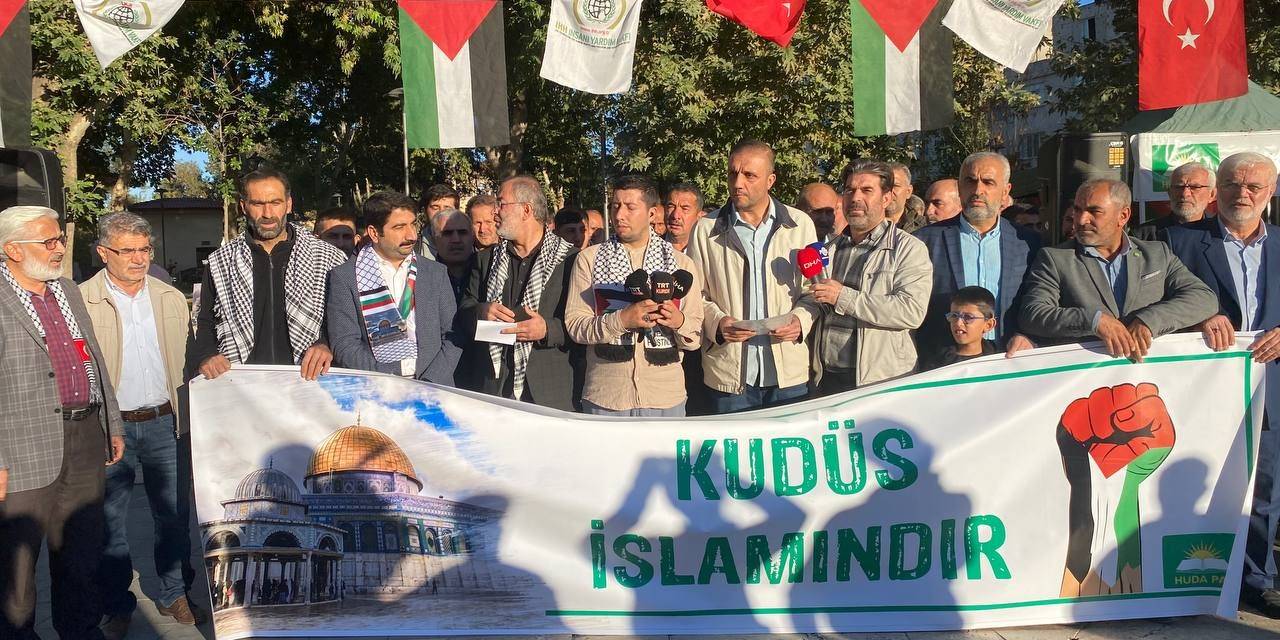 Adıyamanlılar Gazze İçin Bir Araya Geldi