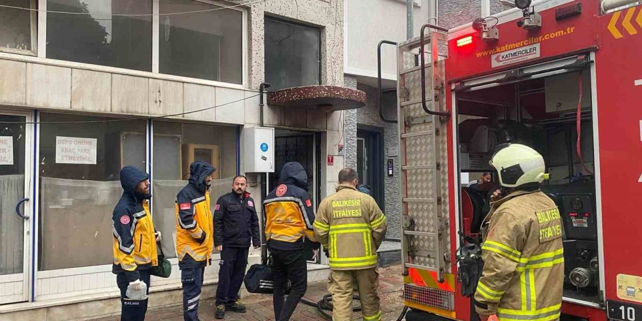 Erdek’te Pompa Yangını Paniğe Neden Oldu