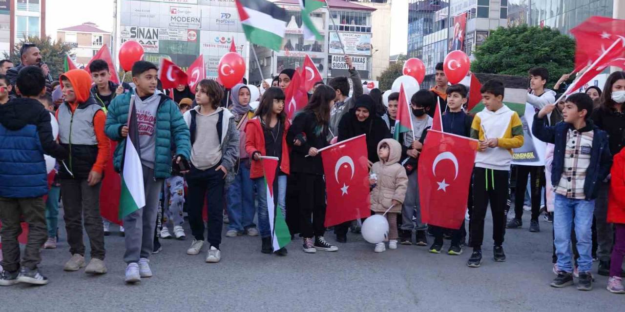 Iğdır’da "Büyük Filistin Yürüyüşü"