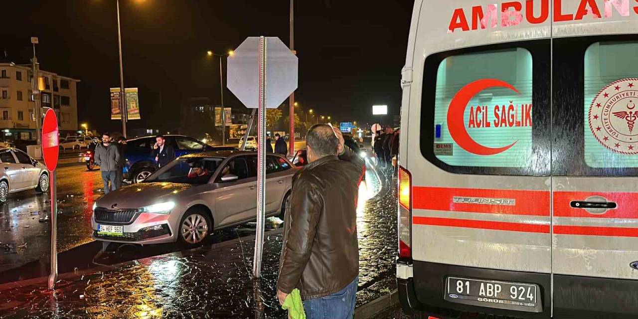 Ambulanstan İnen Yaralı, Kazayı Görünce İnanamadı