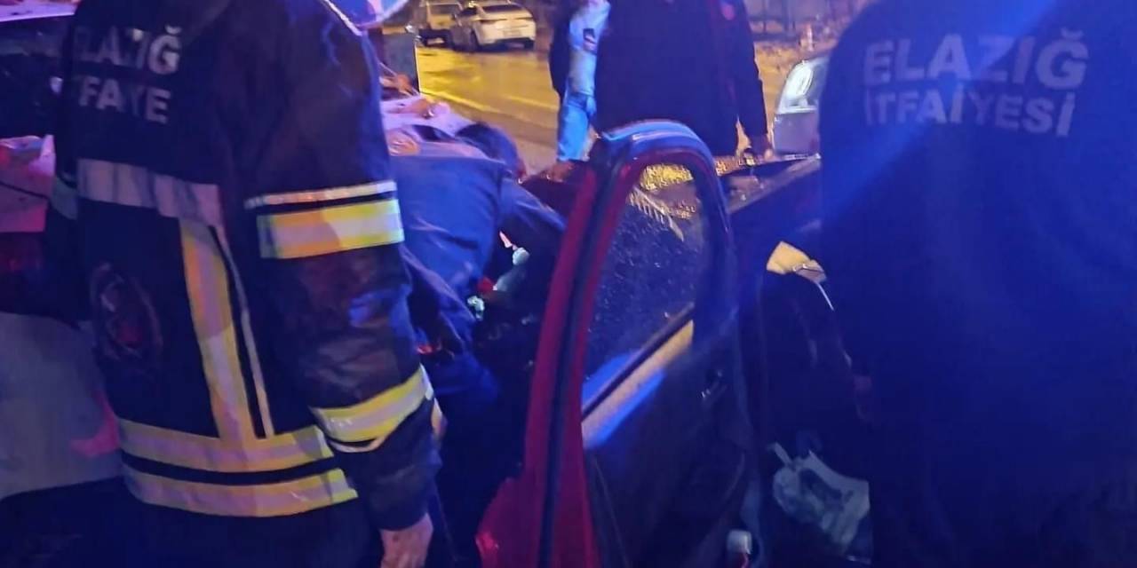 Elazığda Trafik Kazası: 2 Yaralı