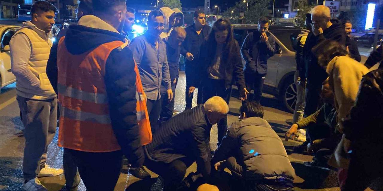 Vatandaşların Otomobilin Çarptığı Yayayı Hayatta Tutma Mücadelesi Yetmedi