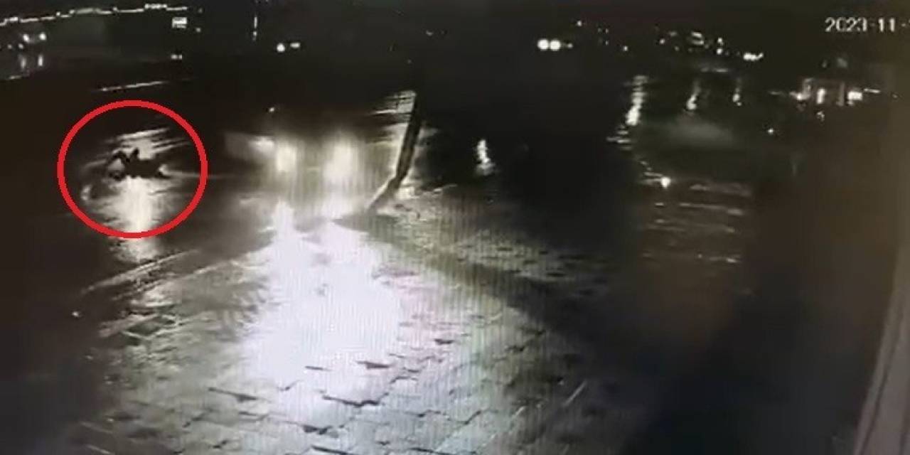 Direğe Çarptığı Otomobilden Fırladı, Emekleyerek Canını Böyle Kurtardı
