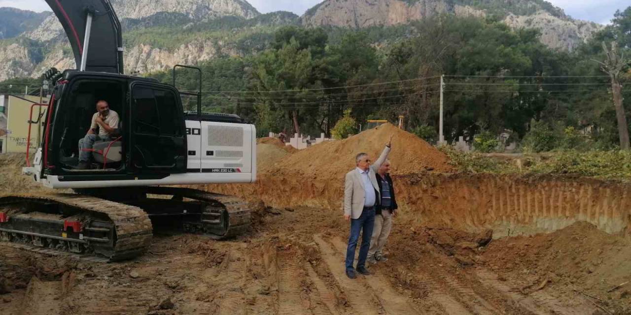 Kemer Göynük Mahalesi Kapalı Pazar Yeri İnşaatı Başladı