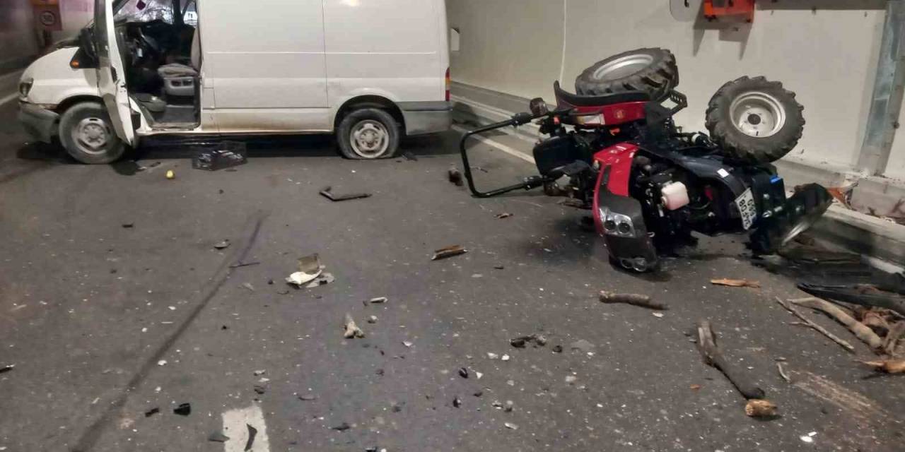 Çanakkale’de Tünelde Trafik Kazası: 2 Ağır Yaralı