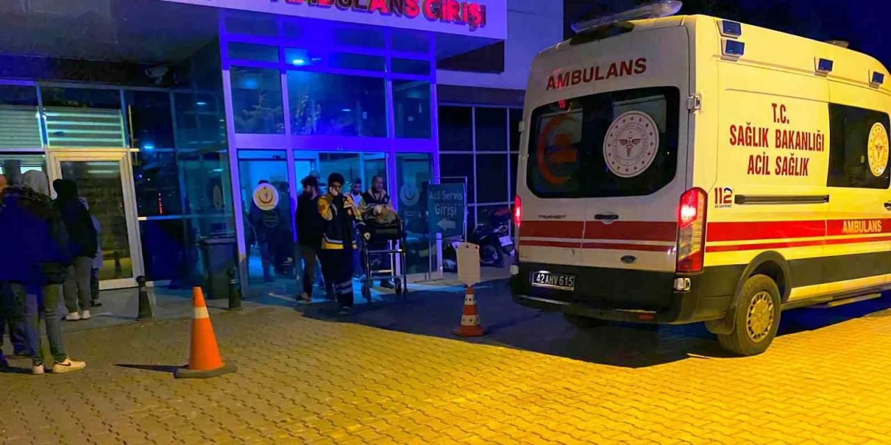 Lastiği Patlayan Motosiklet Devrildi: 1 Yaralı