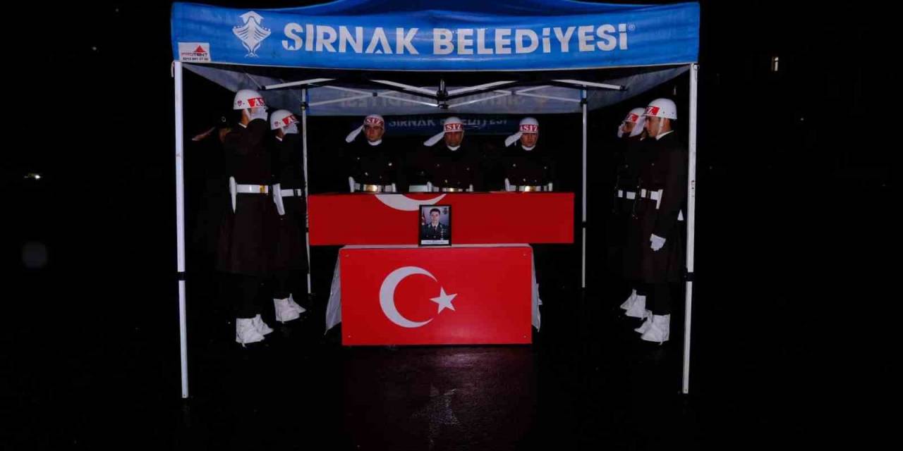 Şırnak’ta Şehit Piyade Üsteğmen Abdullah Köse İçin Cenaze Töreni Düzenlendi