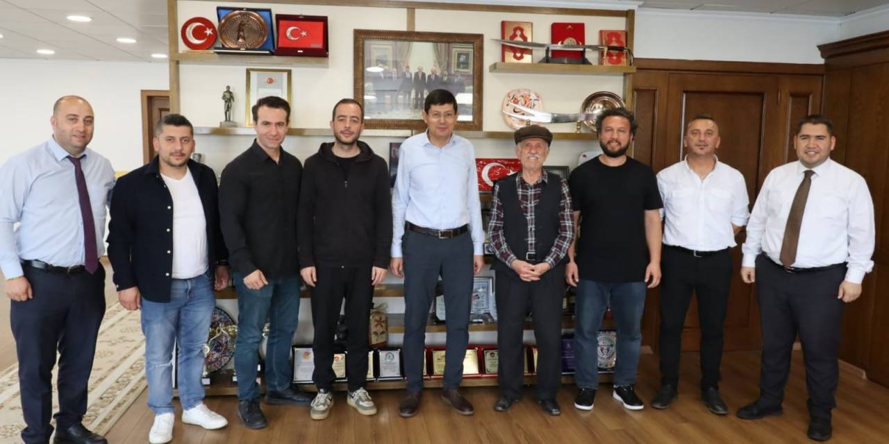 Proje Çekimleri Nazilli’de Gerçekleştirilen Filmin Ekibi Başkan Özcan’la Buluştu