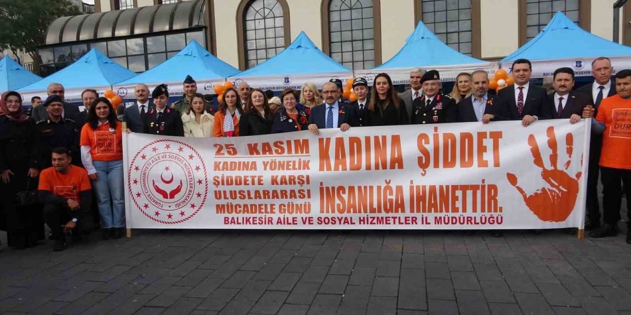 Balıkesir’de Kadına Karşı Şiddete Dikkat Çekildi