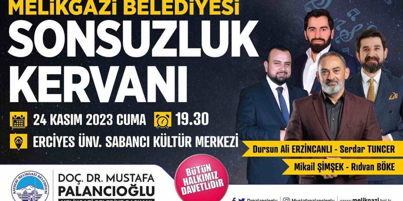Melikgazi’de Şiir Dolu ’sonsuzluk Kervanı’ Akşamı