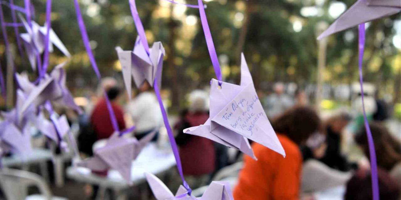 Kadına Şiddete ’kâğıttan Bin Turna Kuşu’ Efsanesi İle Dur Diyecekler