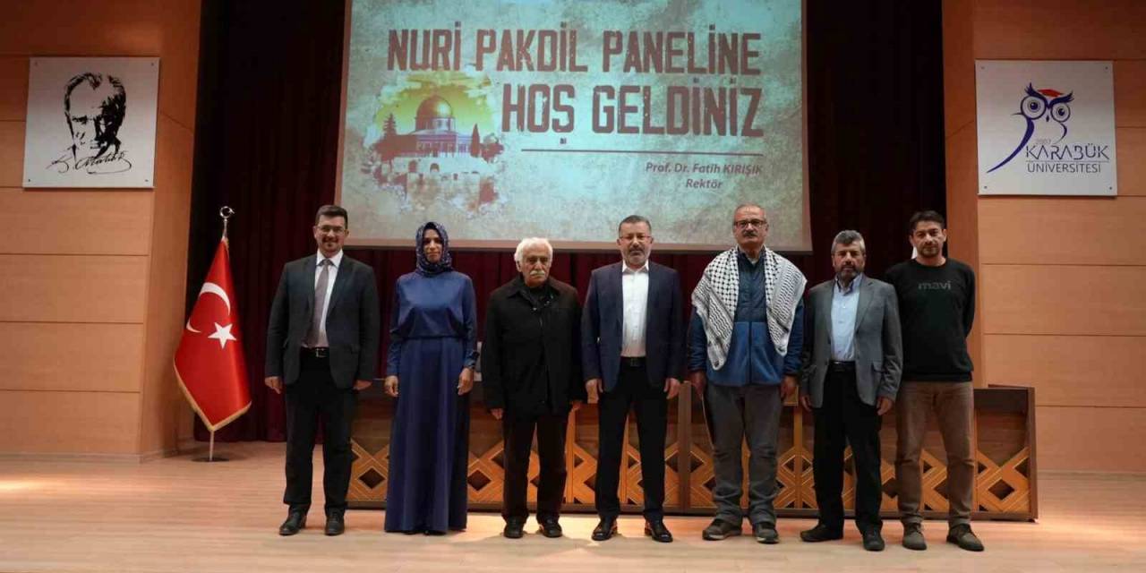 Kbü’de Kudüs Şairi ‘Nuri Pakdil’ Paneli Gerçekleştirildi