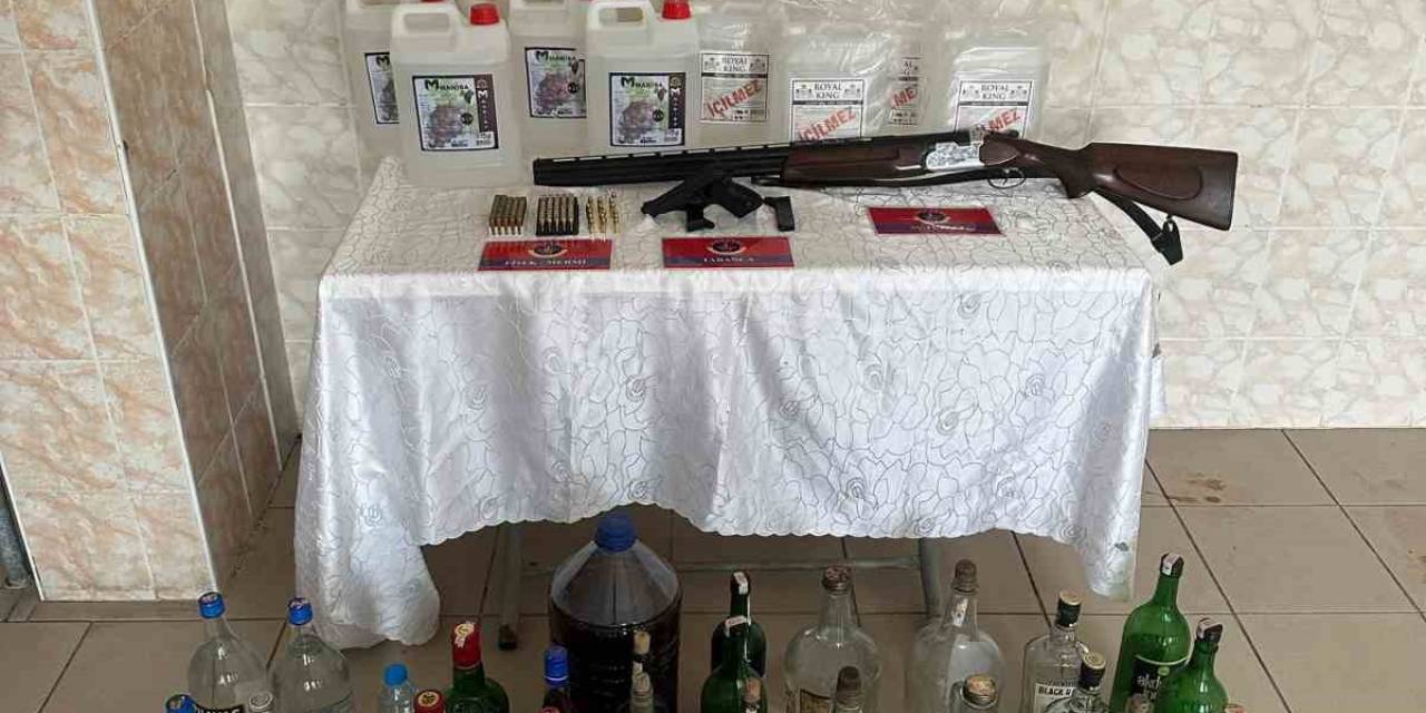 Yeni Yıl Yaklaşıyor...kaçak Ve Sahte Alkol Üreten Şahsa Operasyon